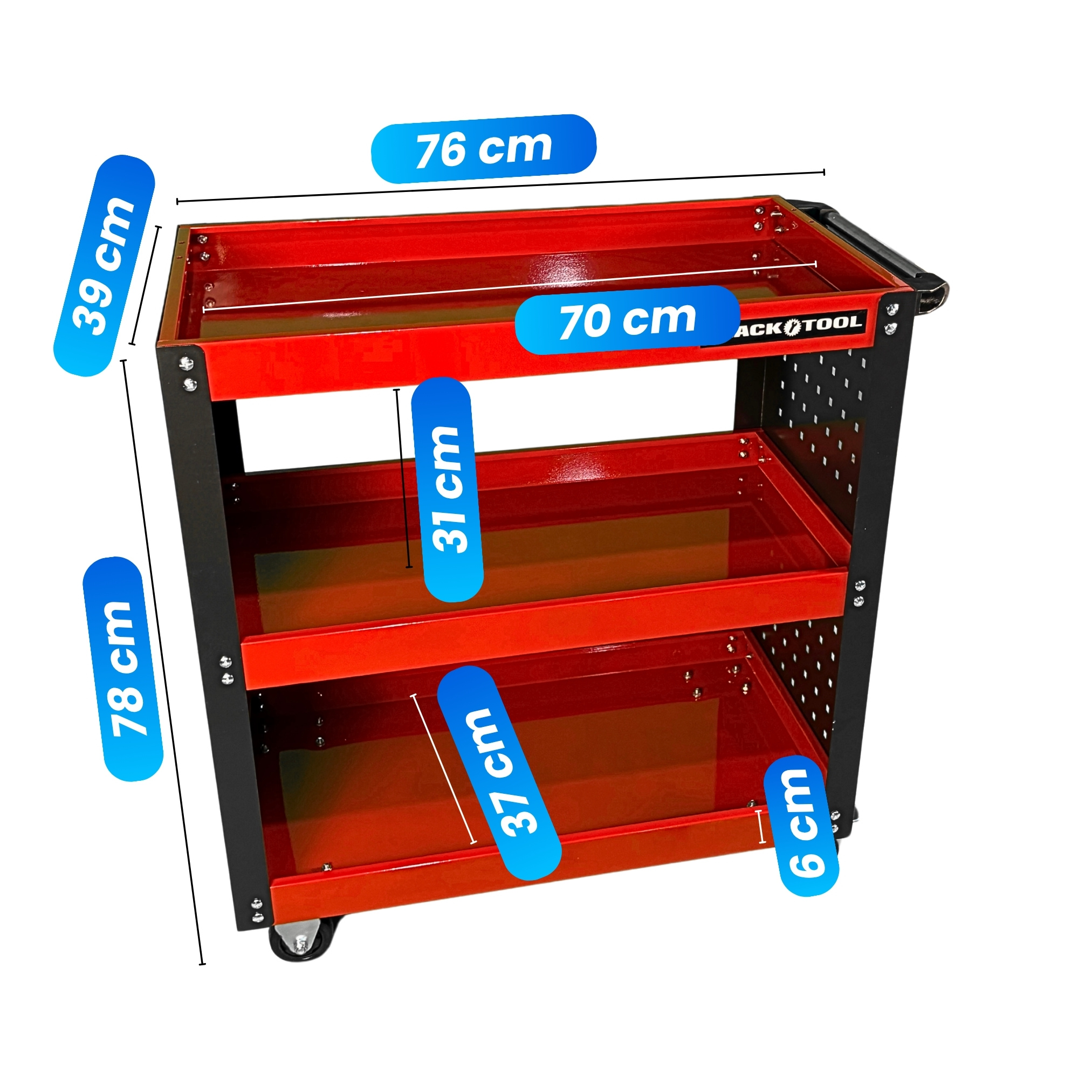 BL-5007 - Montážny vozík na náradie Drivex s bočnými panelmi (13)